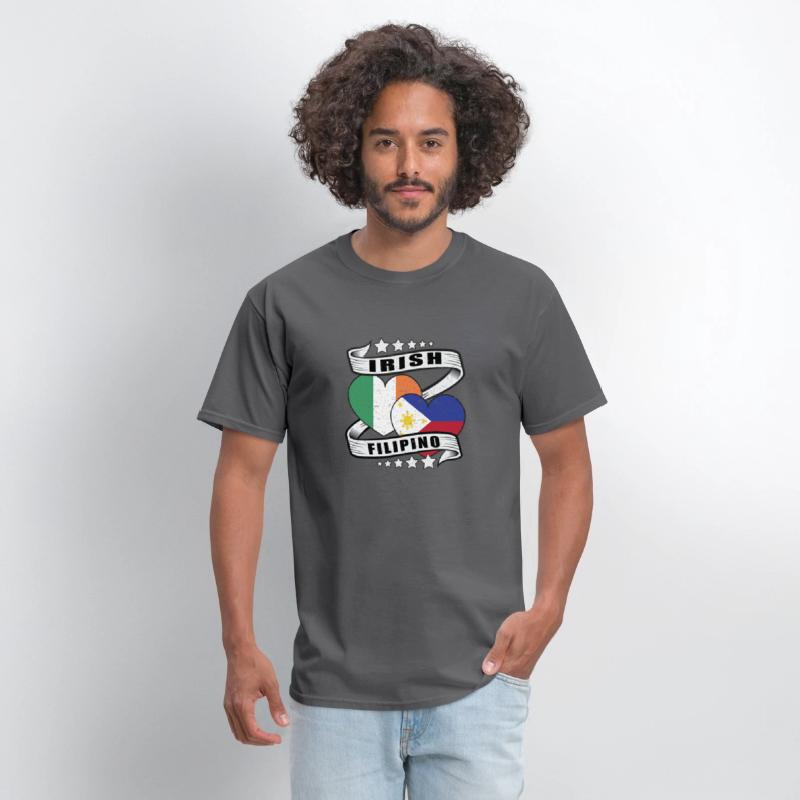 Half Irish Half Filipino Flag shirt Irish Filipino
