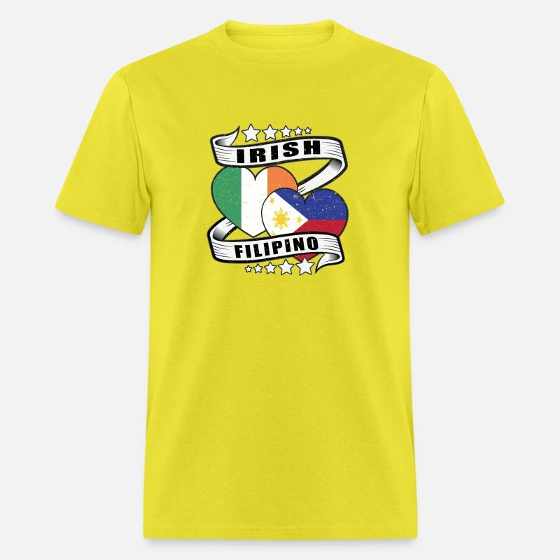 Half Irish Half Filipino Flag shirt Irish Filipino