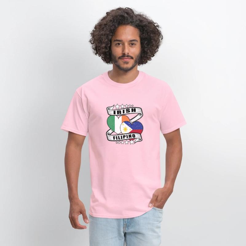 Half Irish Half Filipino Flag shirt Irish Filipino