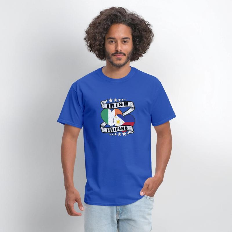 Half Irish Half Filipino Flag shirt Irish Filipino