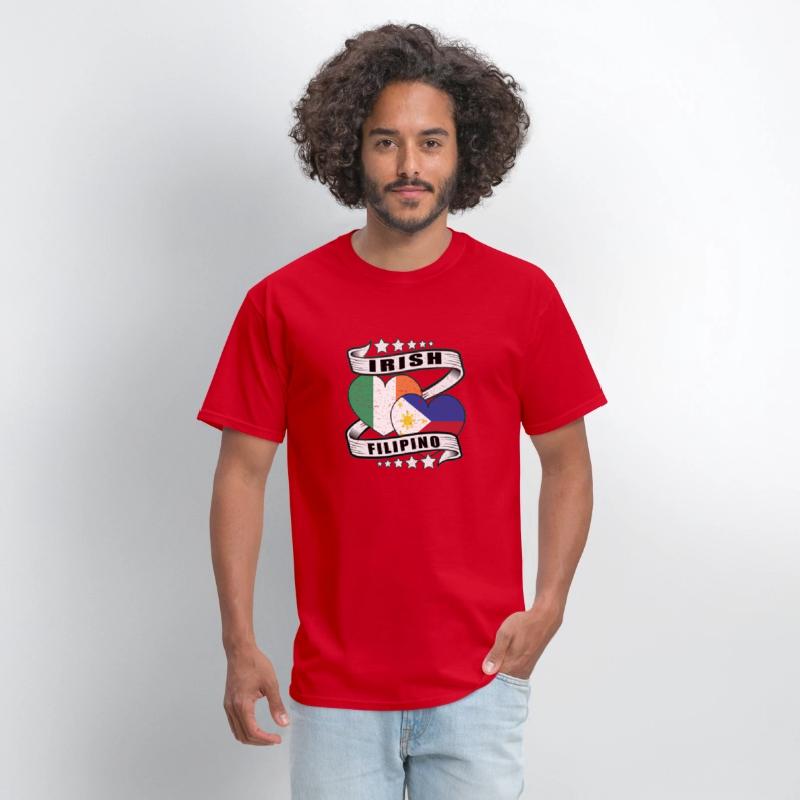 Half Irish Half Filipino Flag shirt Irish Filipino