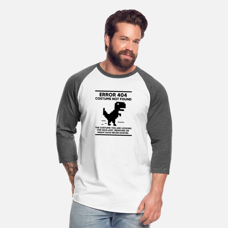 Halloween Error 404 Costume Not Found Coding Shirt