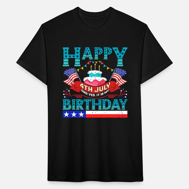 Happy Bday Born July 4 Independence Day American