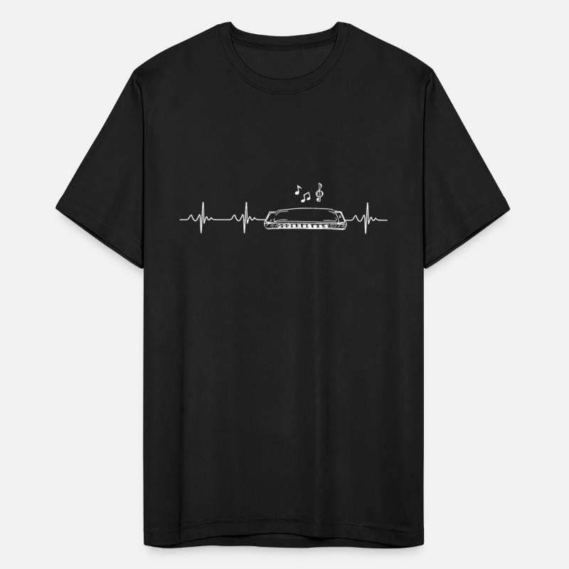 Harmonica Wind Instrument Lover Heartbeat Lifeline