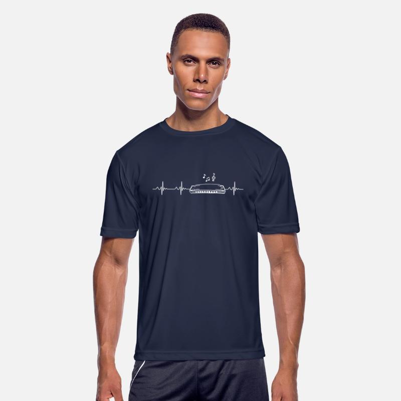 Harmonica Wind Instrument Lover Heartbeat Lifeline