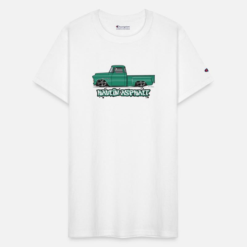 Haul In Asphalt Ocean Green