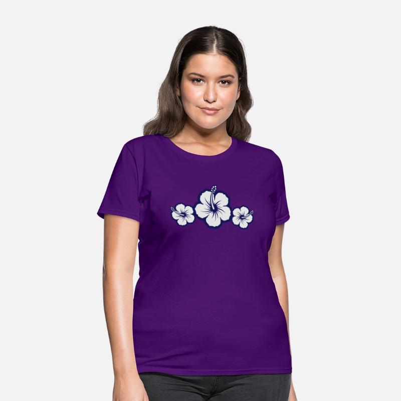Hawaiian Hibiscus Flowers - Surf & Sun