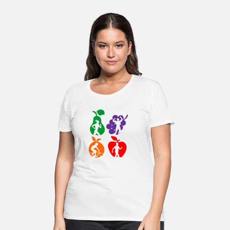 Healthy fruit healthy sports logo