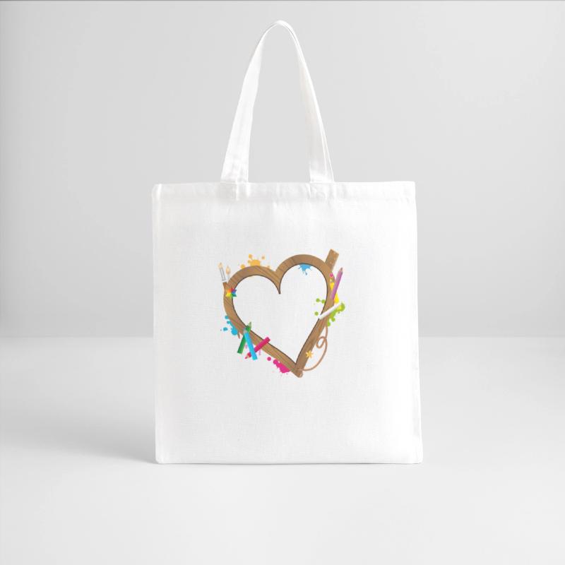 Heart shape frame for school beginners