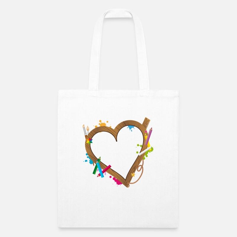 Heart shape frame for school beginners