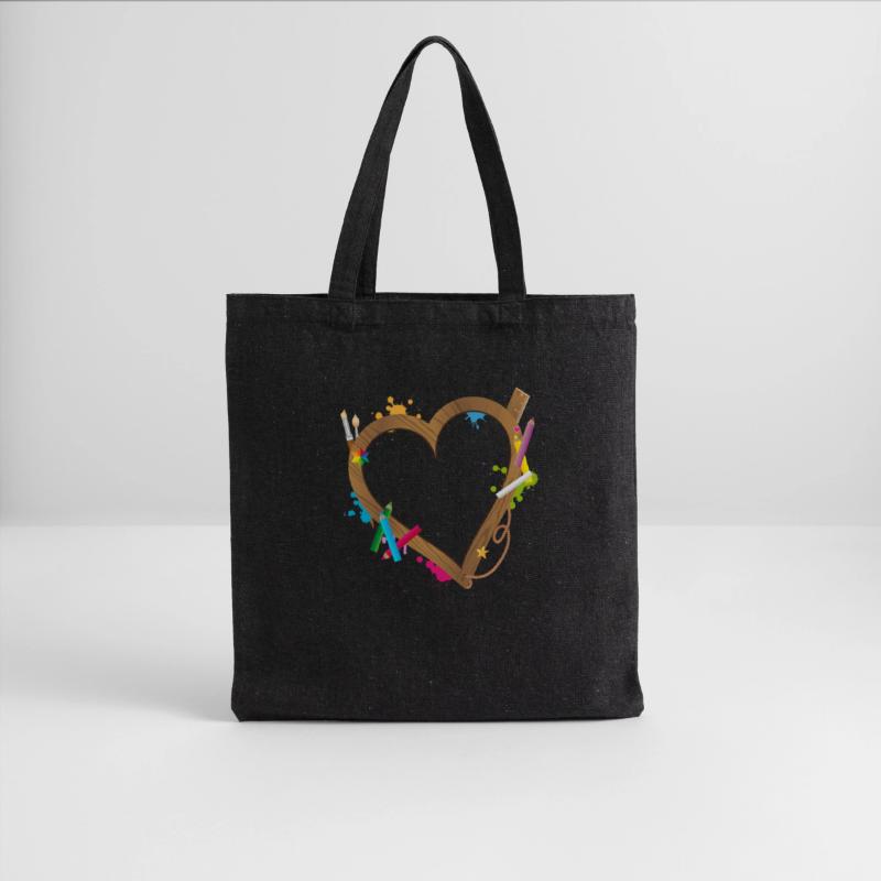 Heart shape frame for school beginners