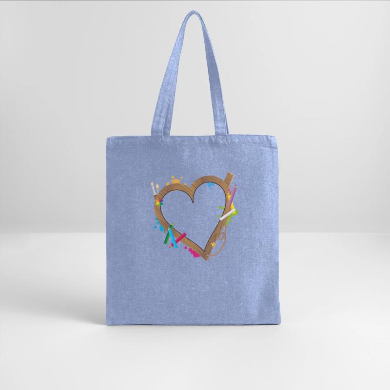 Heart shape frame for school beginners