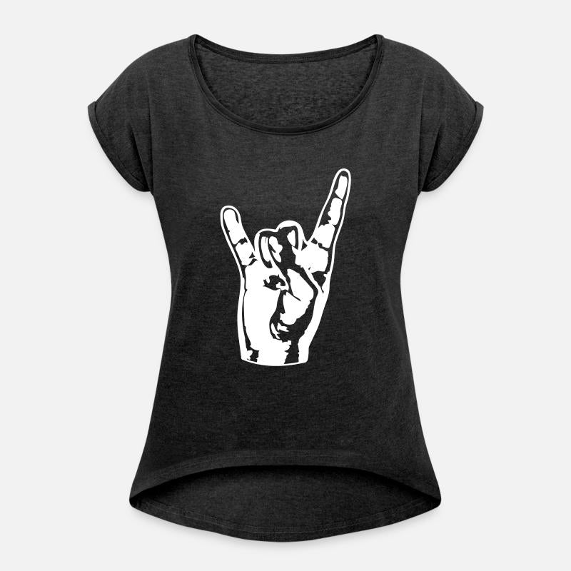 Heavy Metal Fun Hard Rock Music Horns Hand Gesture