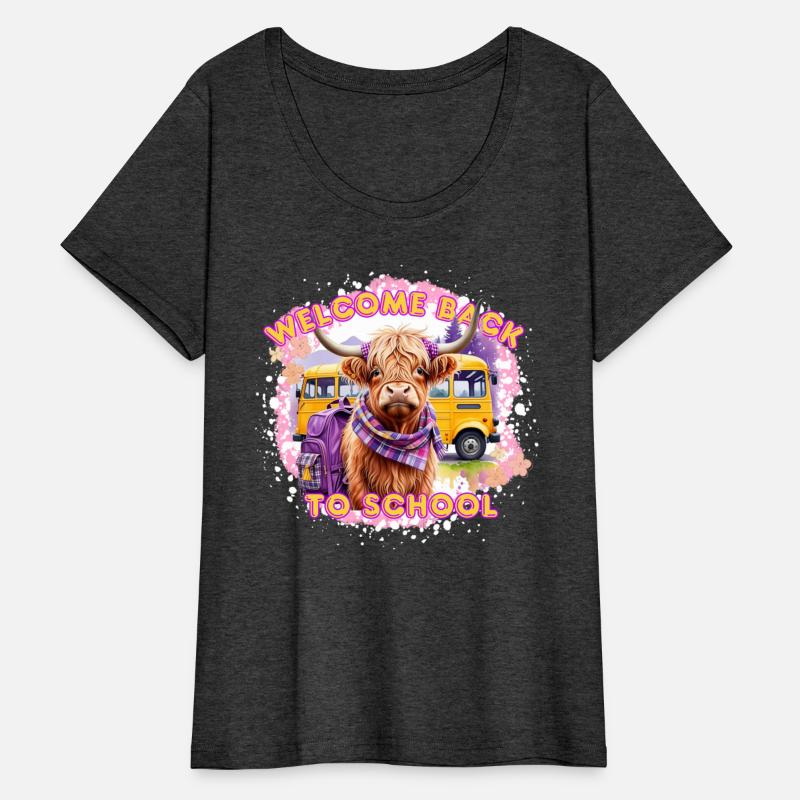 Highland Cow Back to School