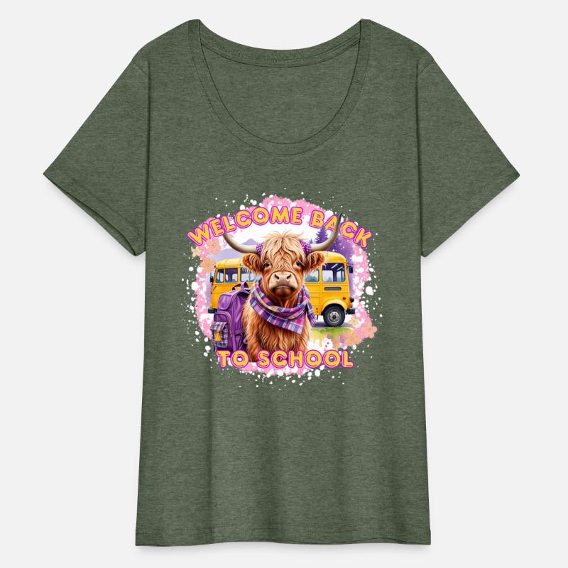 Highland Cow Back to School