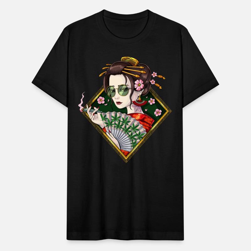 Hippie Stoner Japanese Geisha