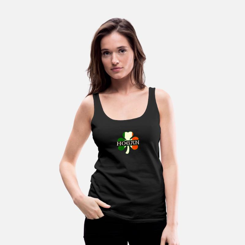 Hogan Irish Surname Ireland Flag Shamrock