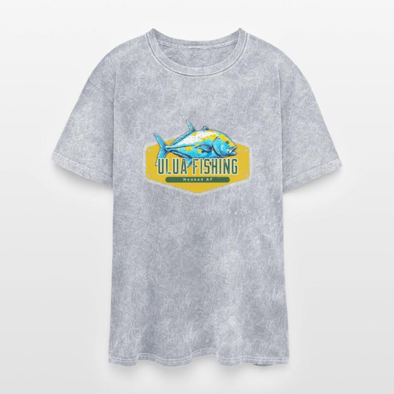 Hooked AF, Ulua Fish Fishing Fisherman Funny