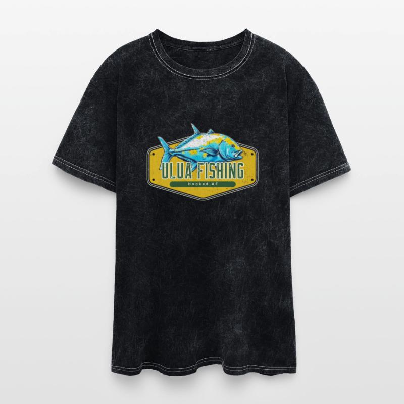 Hooked AF, Ulua Fish Fishing Fisherman Funny