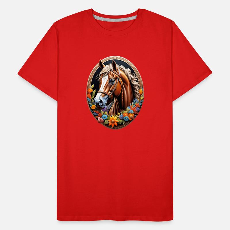 horse in a frame