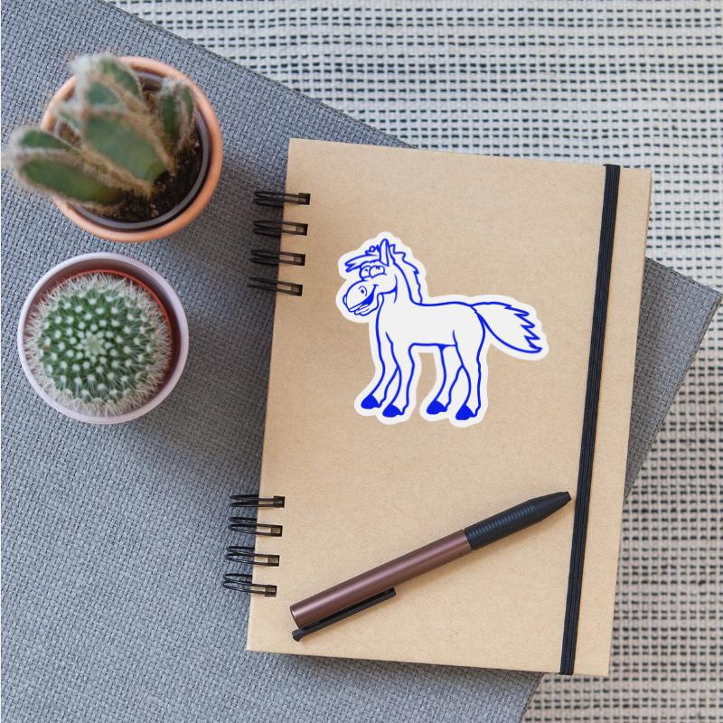 Horse Laughs Funny Witty Grimace Silly Comic Fun