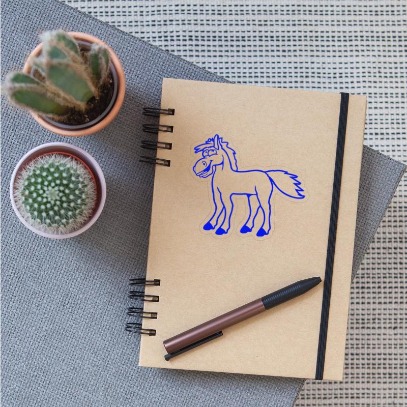 Horse Laughs Funny Witty Grimace Silly Comic Fun