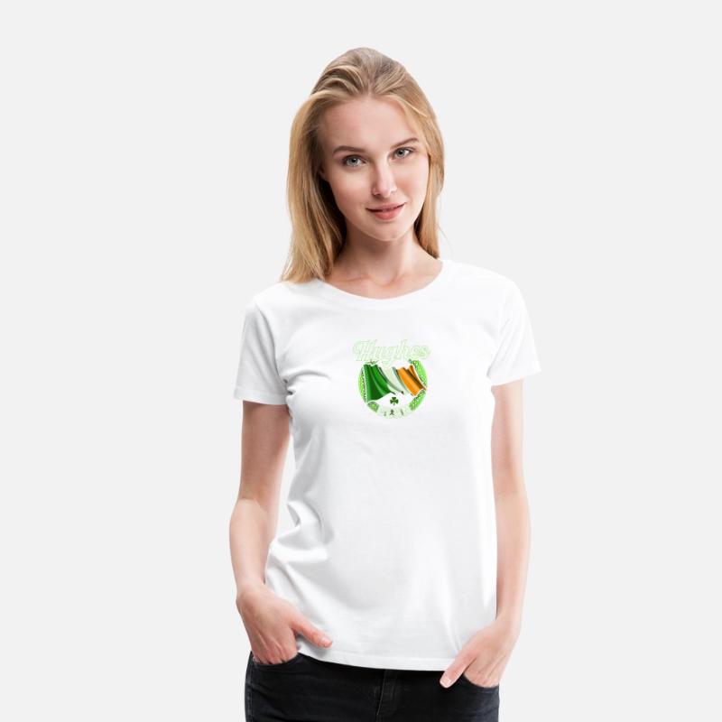 Hughes Surname Irish Last Name Ireland Flag