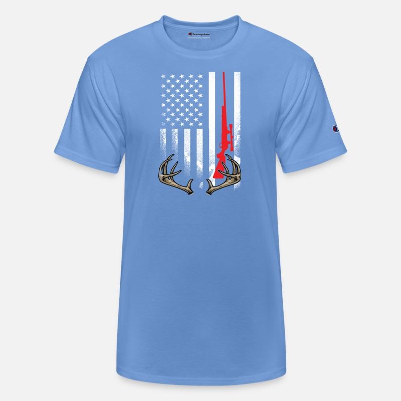 Hunter American Flag Hoodie USA Hunting Deer