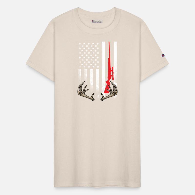 Hunter American Flag Hoodie USA Hunting Deer
