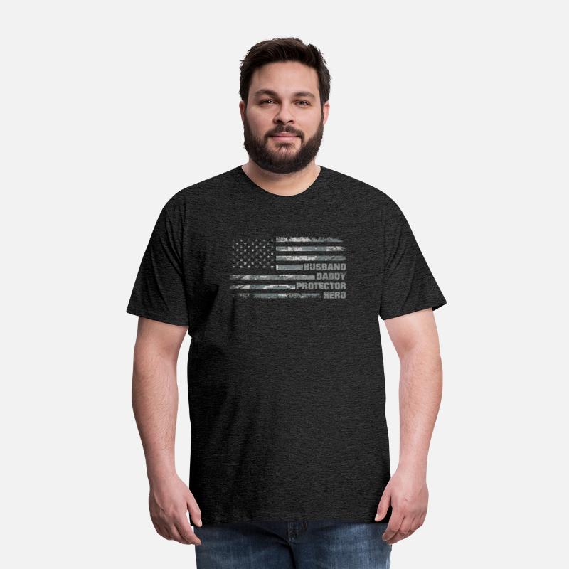 Husband Daddy Protector Hero Fathers Day Camo
