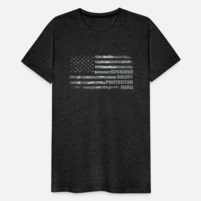 Husband Daddy Protector Hero Fathers Day Camo