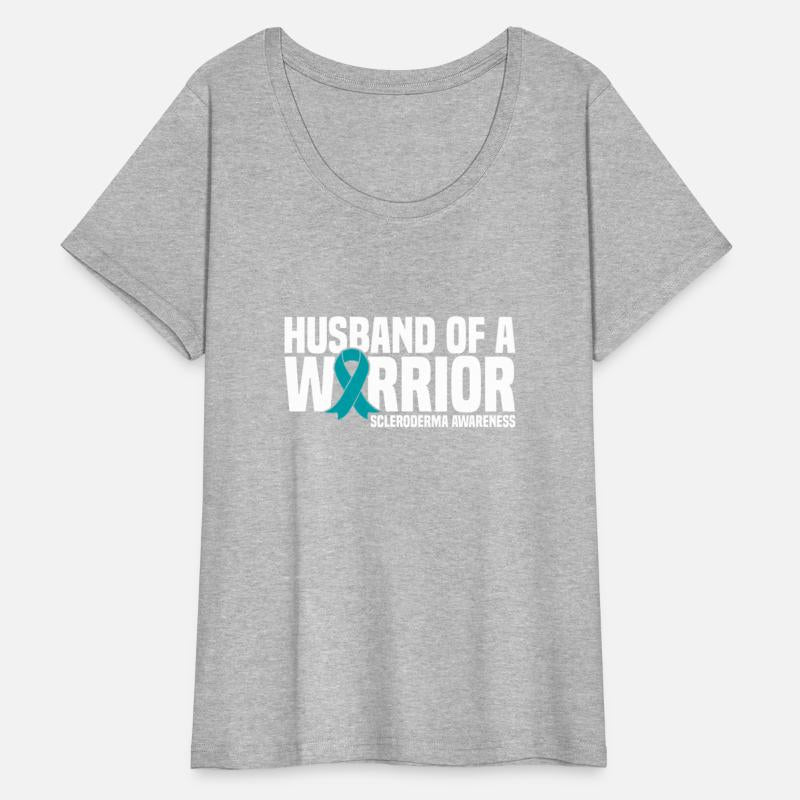 Husband Of A Warrior Teal Ribbon Scleroderma Aware