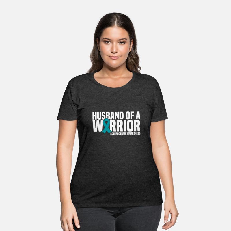 Husband Of A Warrior Teal Ribbon Scleroderma Aware