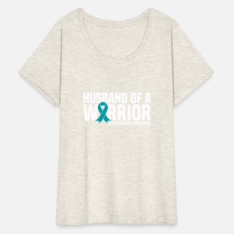 Husband Of A Warrior Teal Ribbon Scleroderma Aware