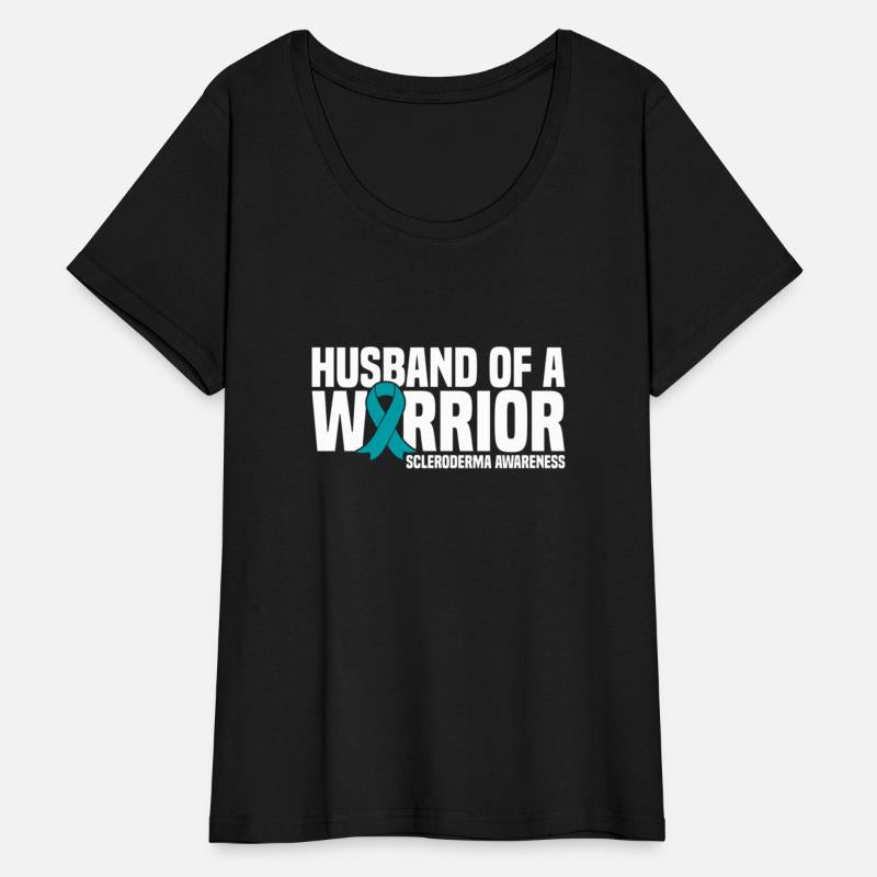 Husband Of A Warrior Teal Ribbon Scleroderma Aware