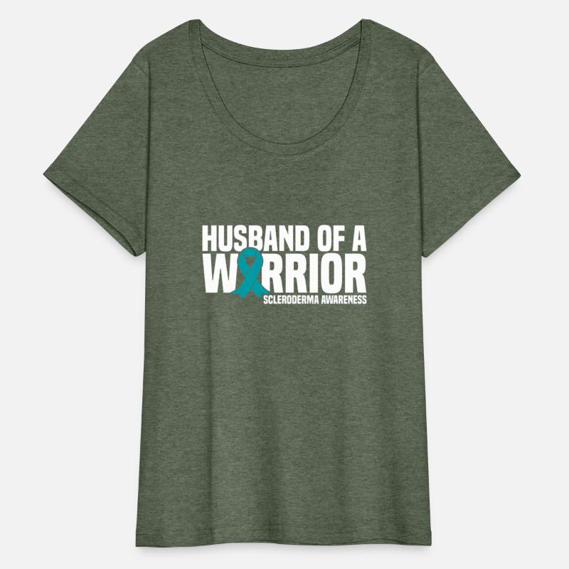Husband Of A Warrior Teal Ribbon Scleroderma Aware