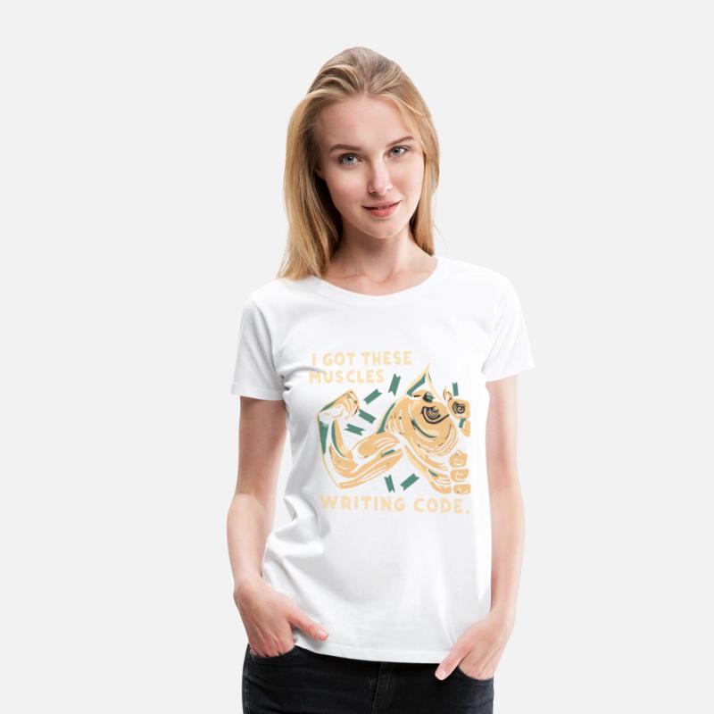 I Got These Muscles Writing Code gift for men wome