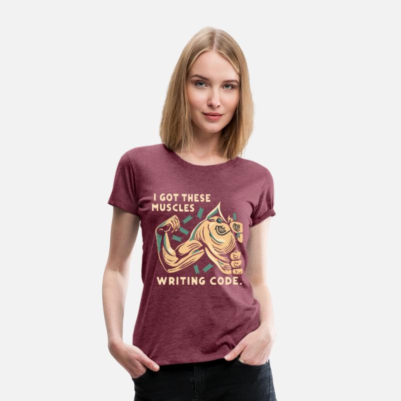 I Got These Muscles Writing Code gift for men wome