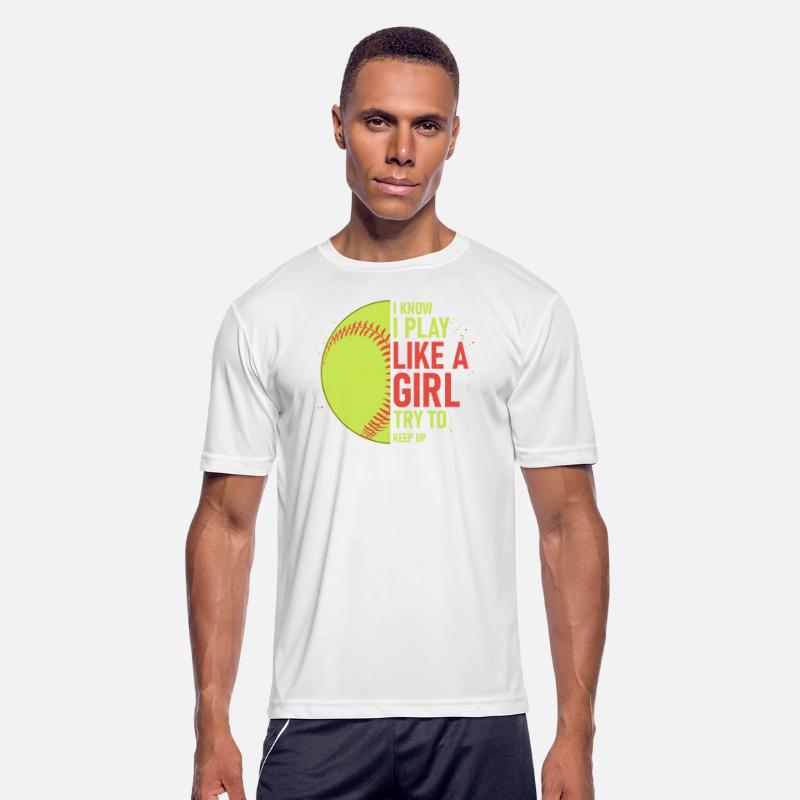 I Know I Play Like A Girl Try To Keep Up Softball