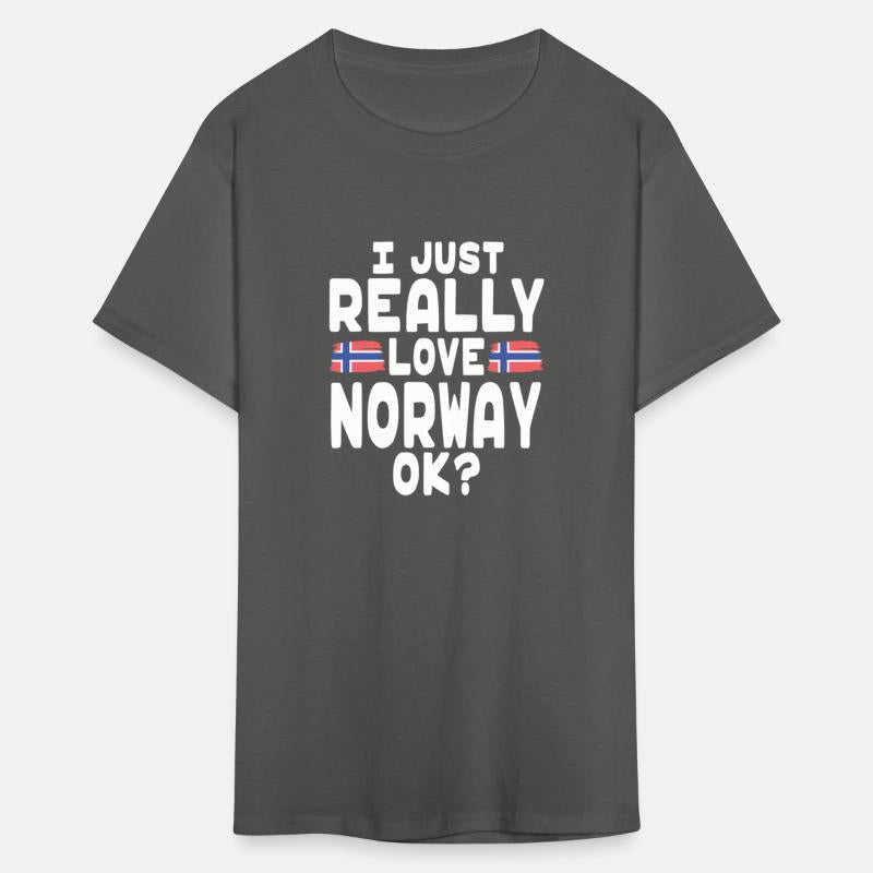 I Love Norway Ok Norwegian Flag