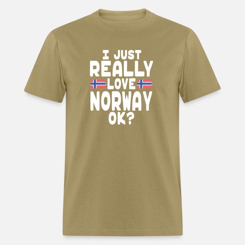 I Love Norway Ok Norwegian Flag