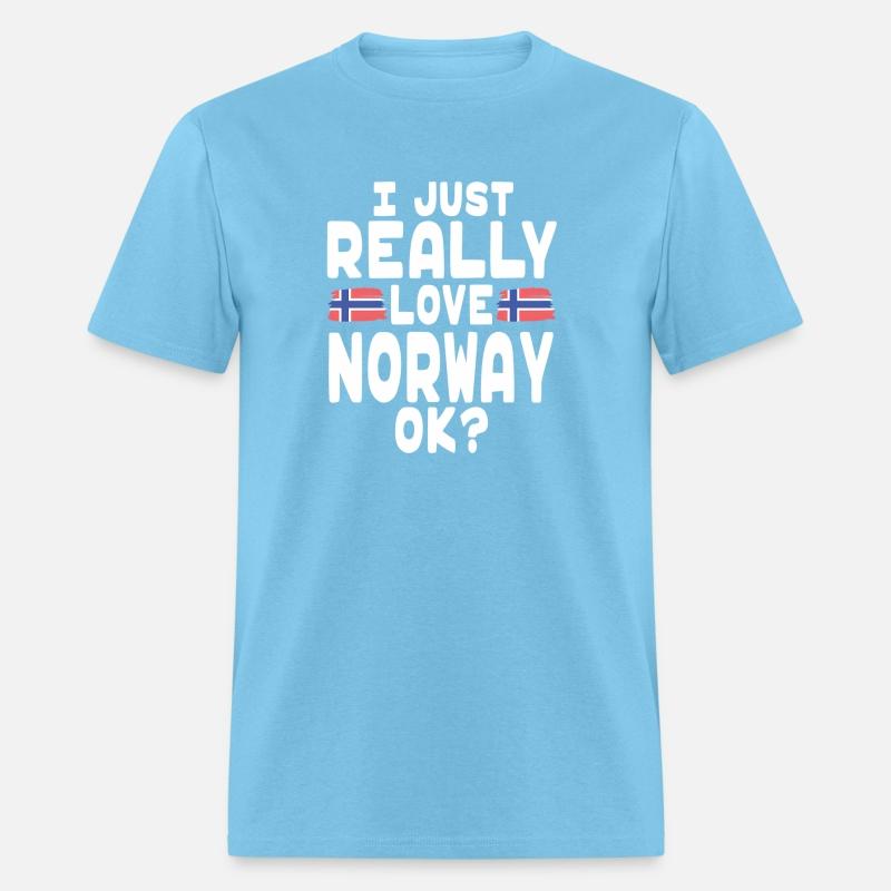 I Love Norway Ok Norwegian Flag