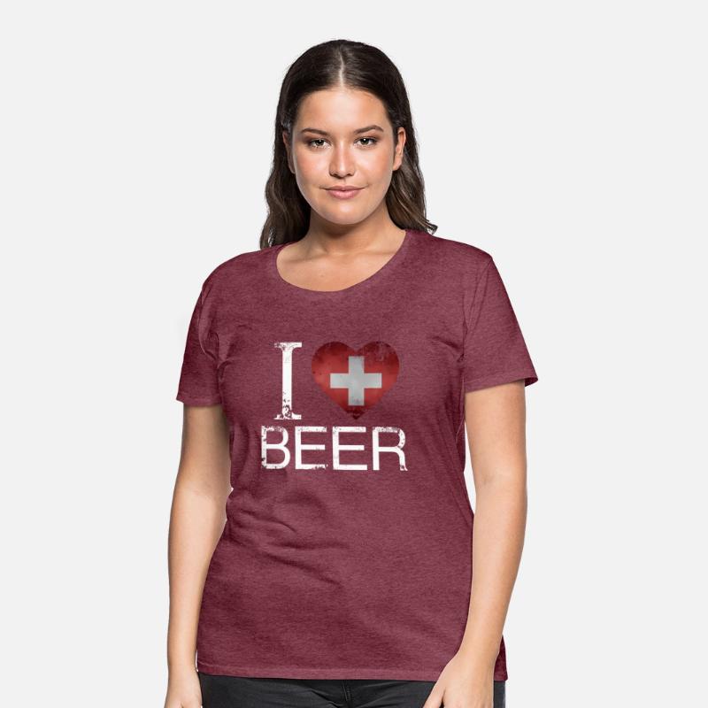 I Love Swiss Beer Switzerland Flag Oktoberfest Dri