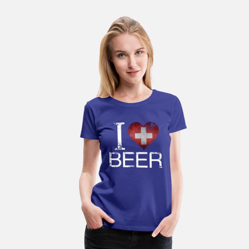 I Love Swiss Beer Switzerland Flag Oktoberfest Dri