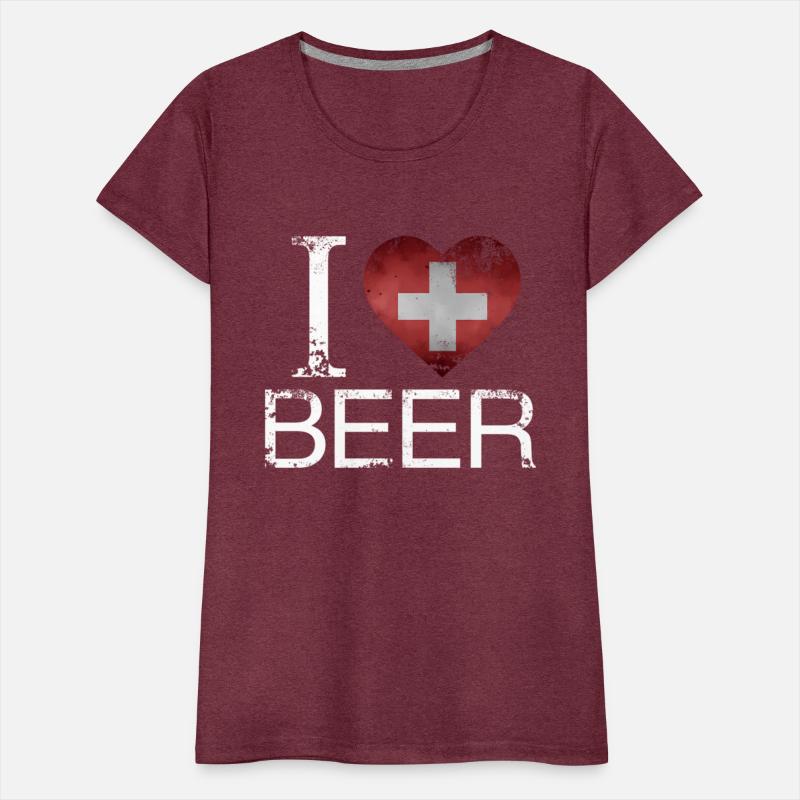 I Love Swiss Beer Switzerland Flag Oktoberfest Dri