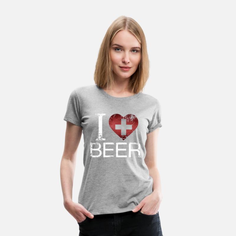 I Love Swiss Beer Switzerland Flag Oktoberfest Dri