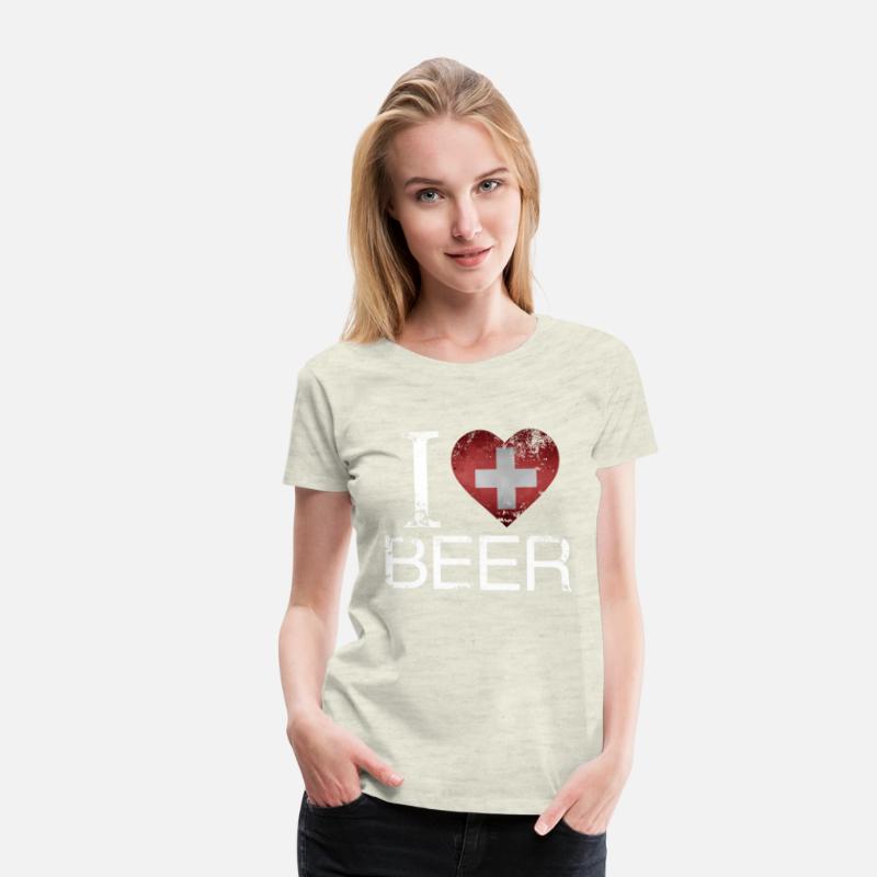 I Love Swiss Beer Switzerland Flag Oktoberfest Dri
