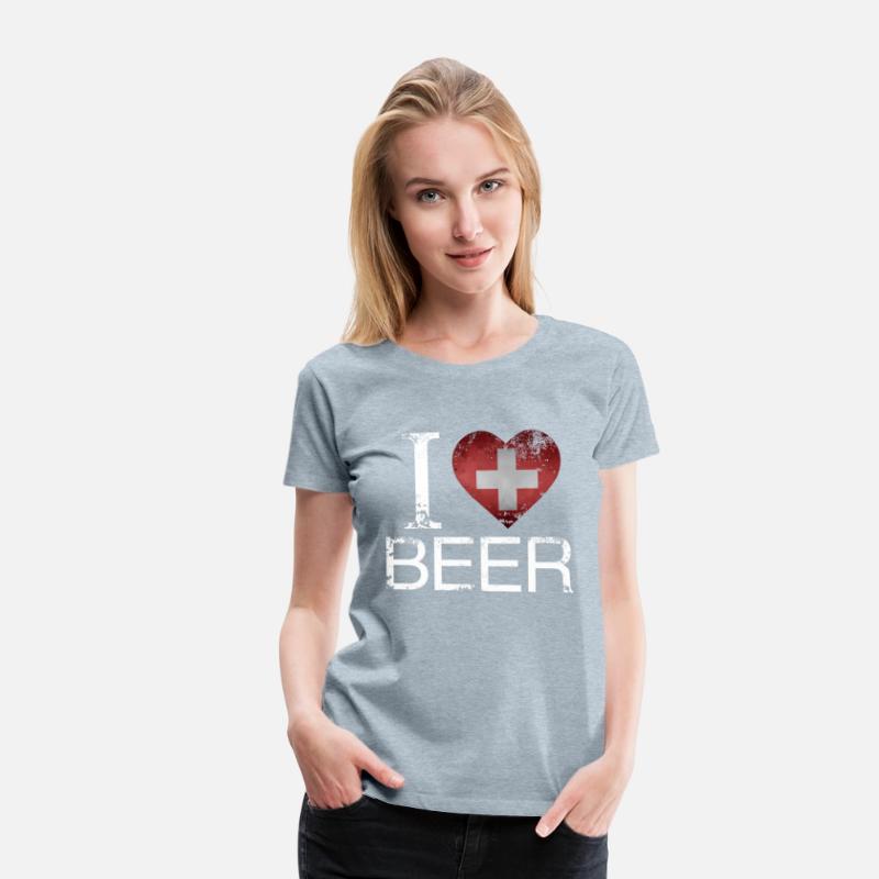 I Love Swiss Beer Switzerland Flag Oktoberfest Dri
