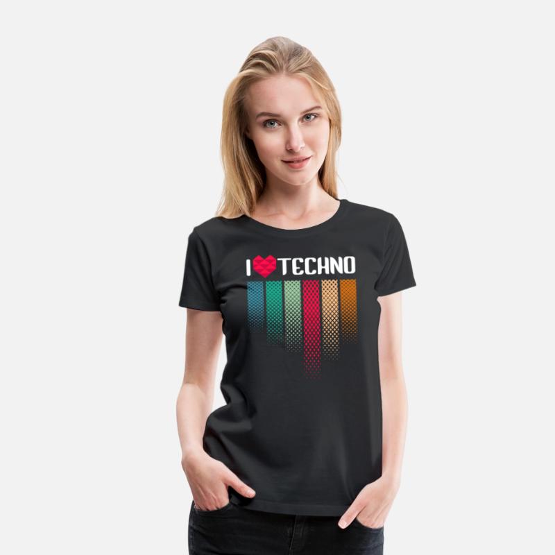 I Love Techno Music Raver