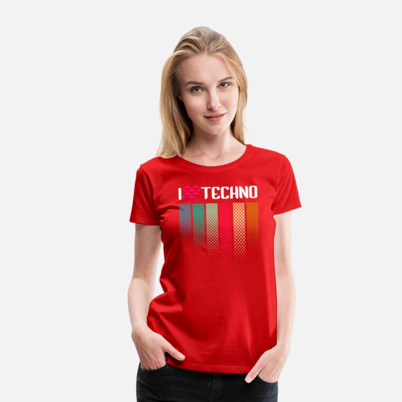 I Love Techno Music Raver